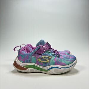 Skechers S Lights Power Petals Flowerspark Shoes 20203L Youth Girls Size 11